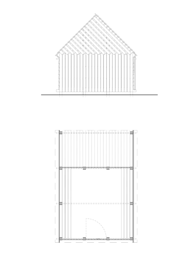 2a studio Gartenhaus Zeichnung I