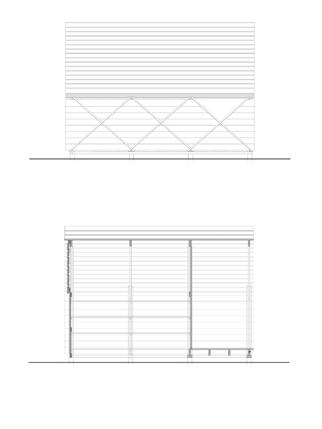 2a studio Gartenhaus Zeichnung II