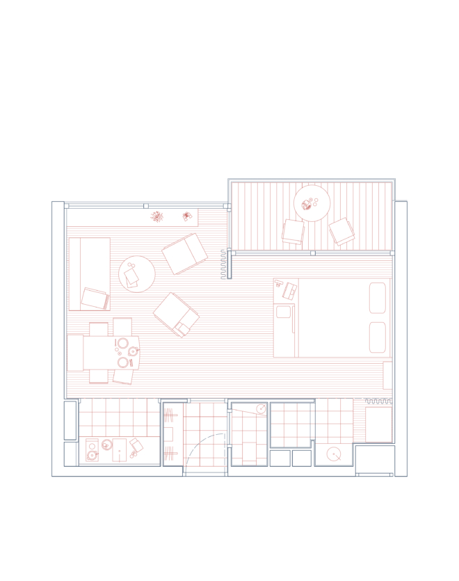 2a studio Noordwijk Grundriss