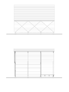 2a studio Gartenhaus Zeichnung II